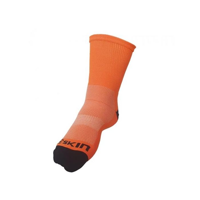 Meia Cano Médio Skin Neon Laranja