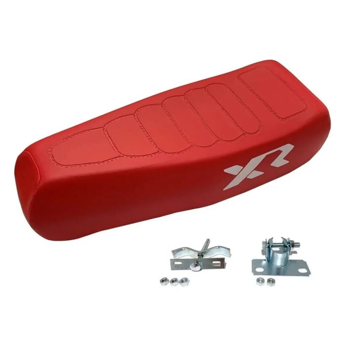 Banco De Mobilete P/fixar No Bagageiro XR Bicicleta Vermelho