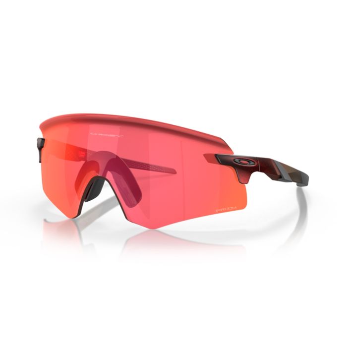 Óculos Ciclismo Oakley Encoder Matte Red Colorshift Prizm Trail Torch