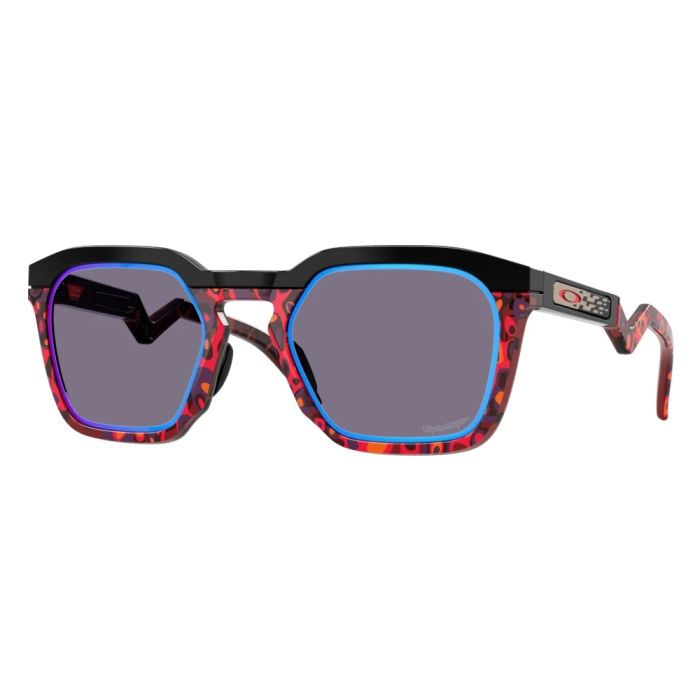Óculos de Sol Oakley HSTN Sq Troy Lee Designs – Matte Black com Lentes Prizm™ Sapphire
