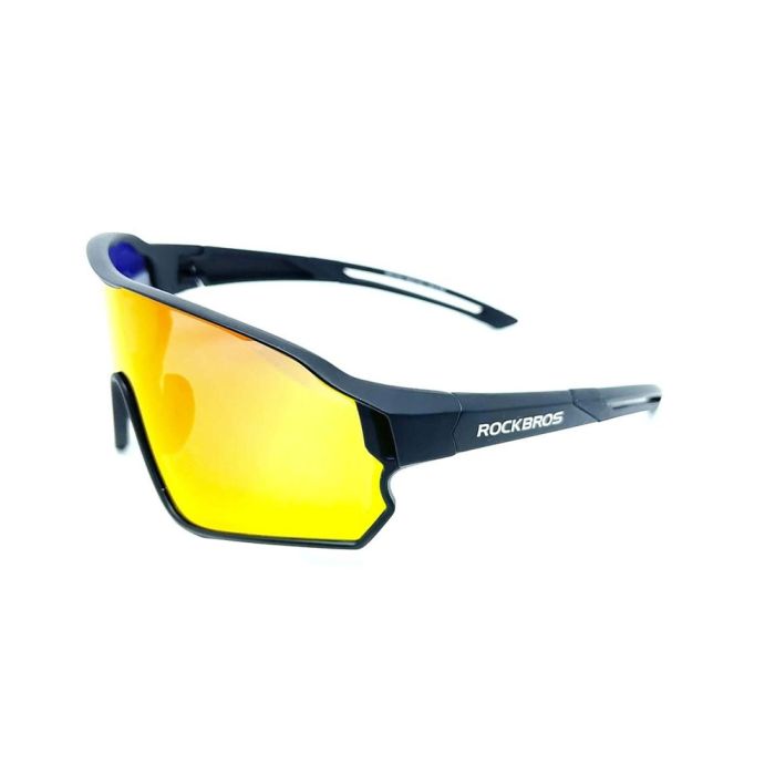 Óculos Ciclismo Polarizado Vision Rockbros Preto