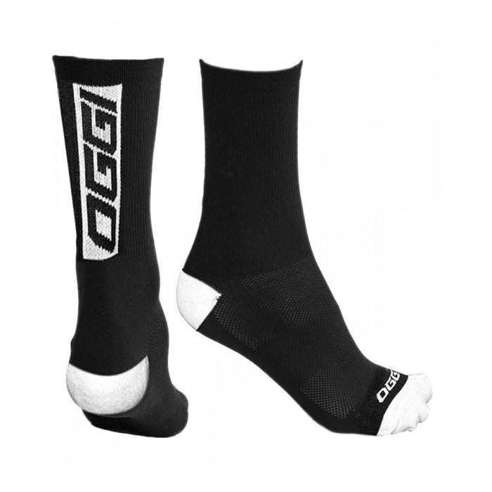 Meia Cano Longo Oggi Preta e Branco