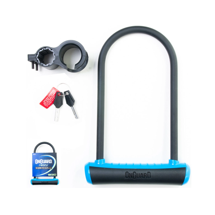 Cadeado Onguard Neon 8153 U-lock - Azul