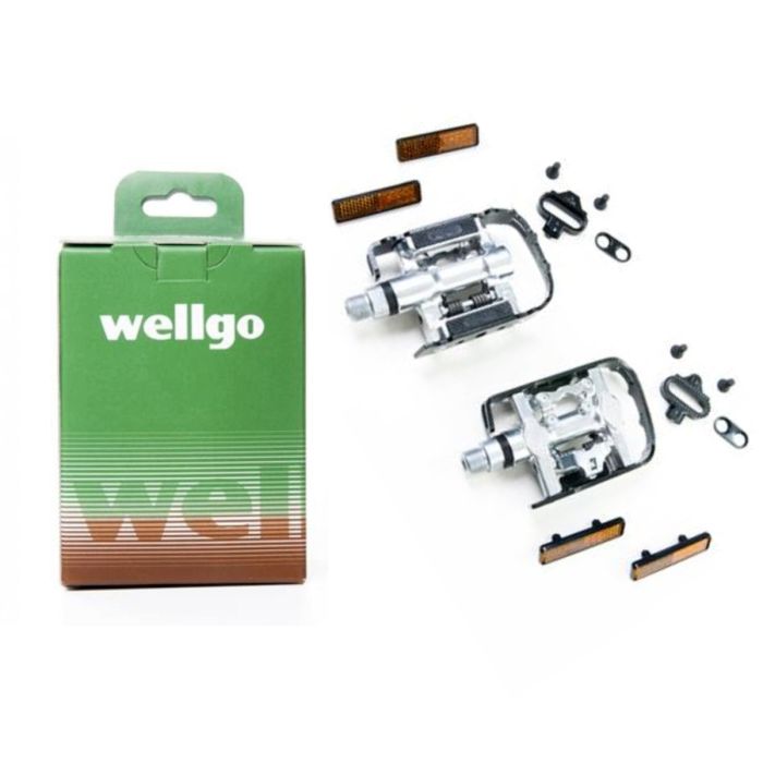 Pedal Wellgo Mtb C002b Clip E Plataforma Alumínio Rolamentos