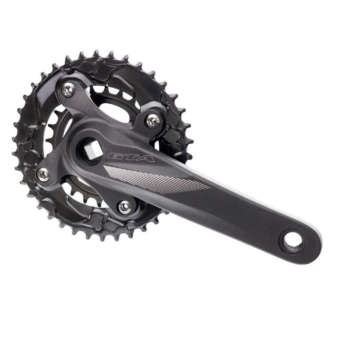 Pedivela Duplo GTA Ponta Quadrada Braço Alumínio 175mm 38/24