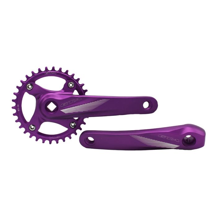 Pedivela Bike Single Ponta Quadrada Gta 34 Dentes  170mm em alumínio