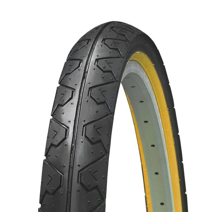 Pneu Slick 20x1.95 Kenda K90 Arame Preto Faixa Amarela