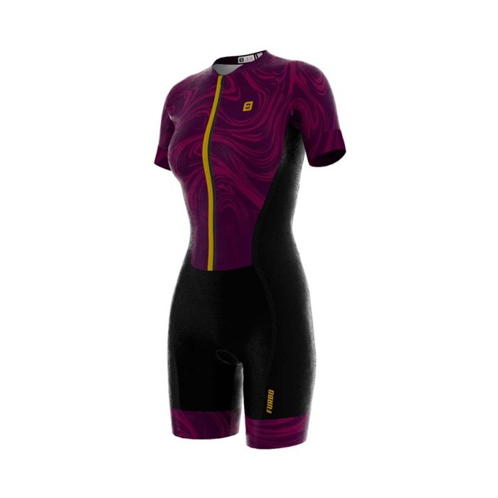 Macaquinho Ciclismo Feminino Furbo Fusion Forro Light Blade