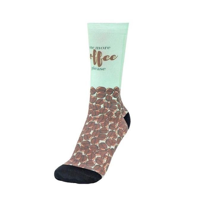 Meia Ciclismo Rikam Sublimada Coffee