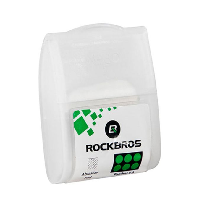 Remendo para Câmara de Ar Rockbros Patch Kit 1 Almofada 6 Remendos
