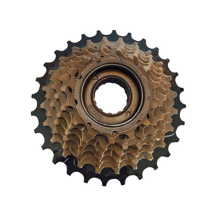 Roda Livre 7V Paco 14-28d Index Dourada Última Coroa Preta