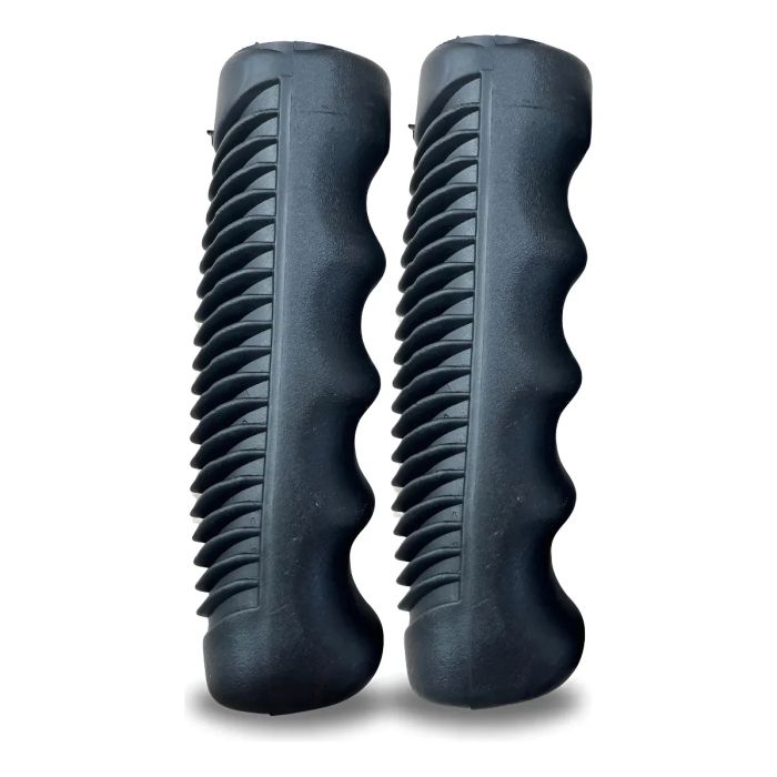 Par de Punho Manopla Preto &ndash; para Bicicletas Monark MTB, Barra Circular