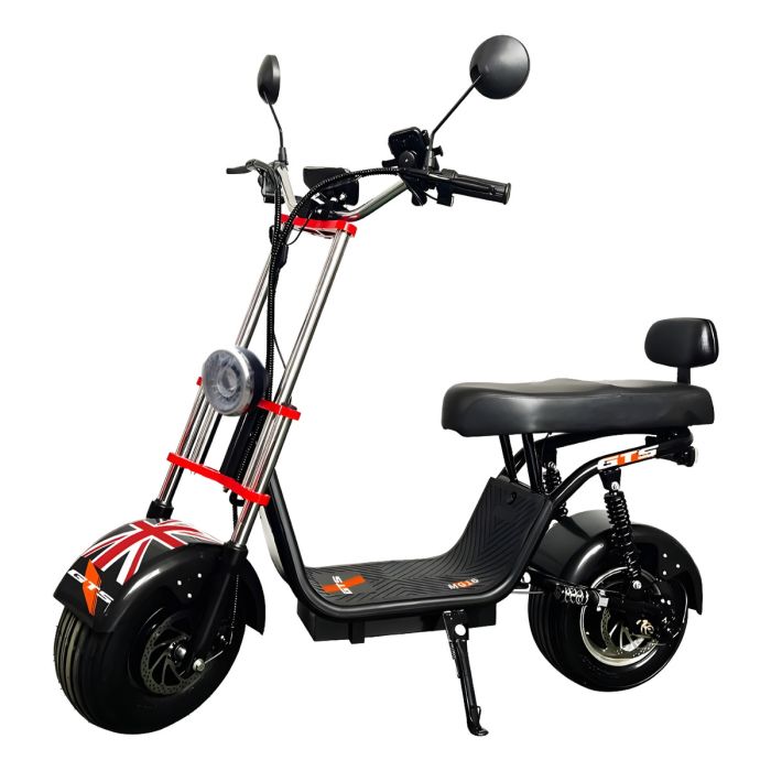 Scooter Bicicleta Elétrica 1000w Bateria Lithiun 48v 32km/h Preto