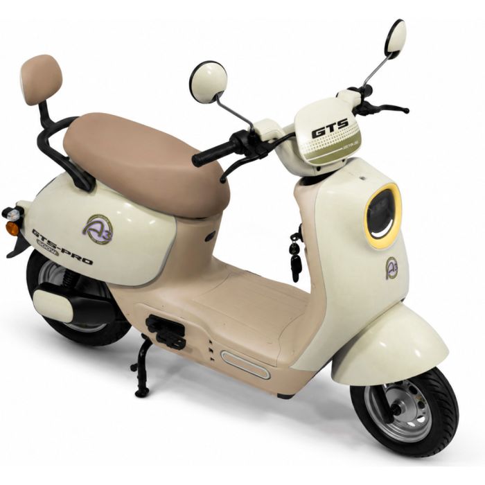 Bicicleta Scooter Elétrica GTS A3 600w Branco/verde