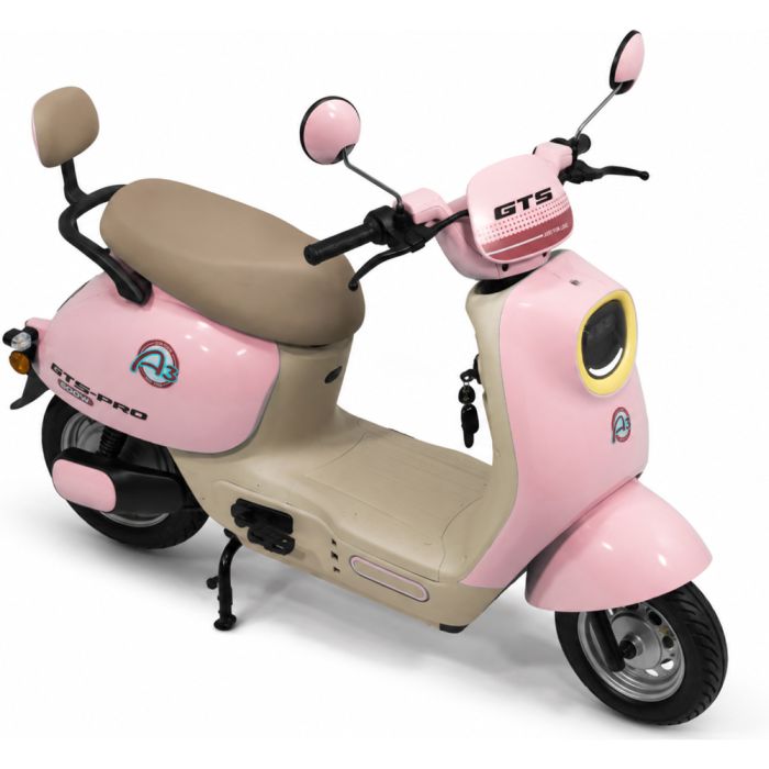 Bicicleta Scooter Elétrica GTS A3 600w  Rosa