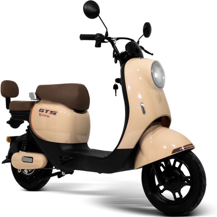 Bicicleta Scooter El&eacute;trica GTS C6 500w Bege