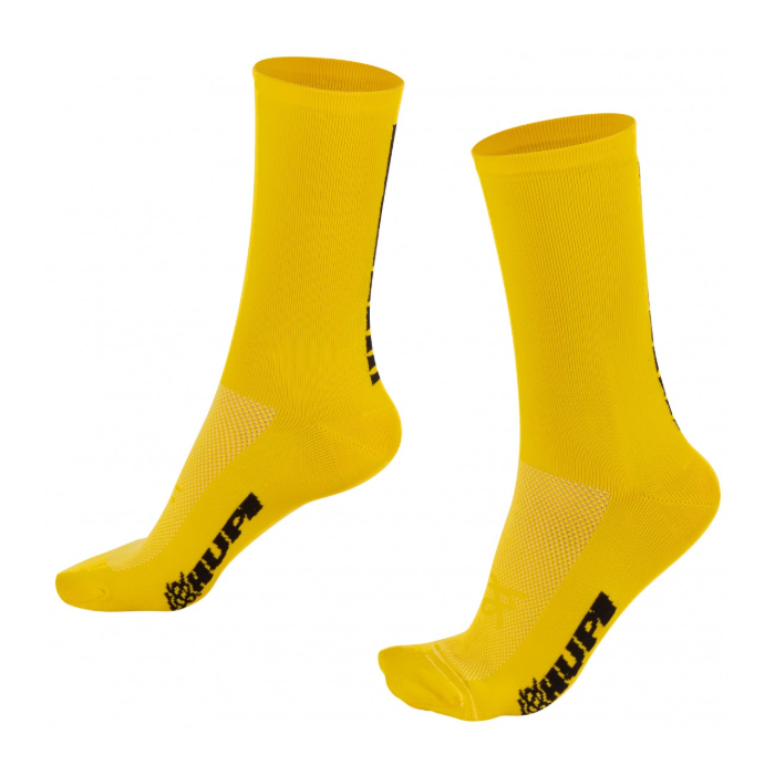 Meia Cano Longo Hupi Amarelo