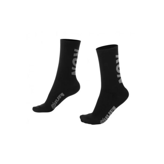 Meia Cano Longo Hupi Run Preta