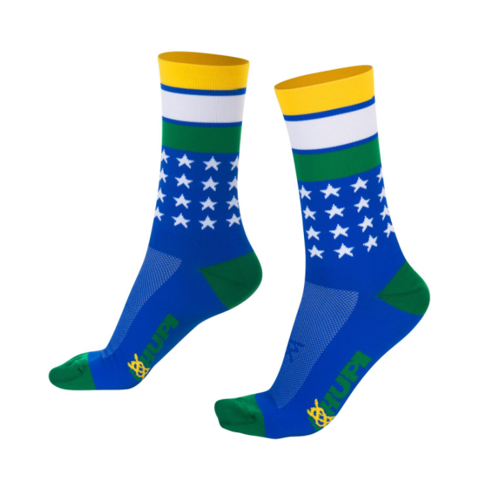 Meia Cano Longo Hupi New Brasil