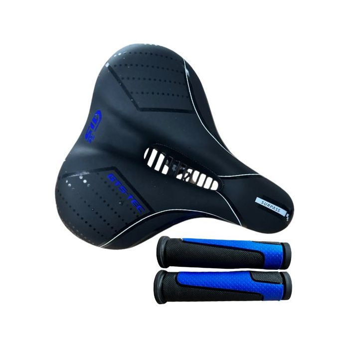 Kit Selim e Manopla Largo Confort Gts Surpass Azul