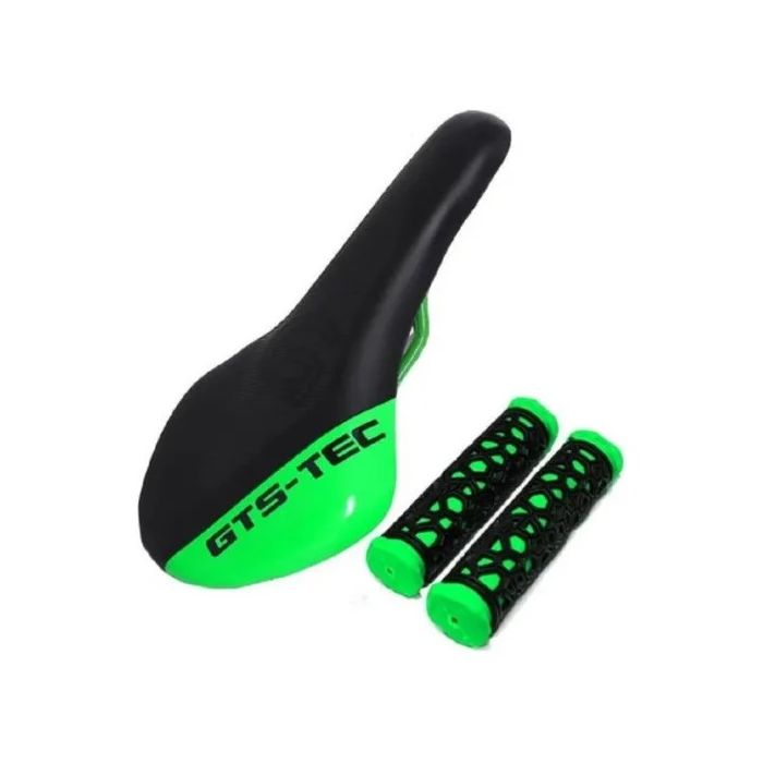 Kit Selim e Manopla Gts Speed Mtb Side Verde