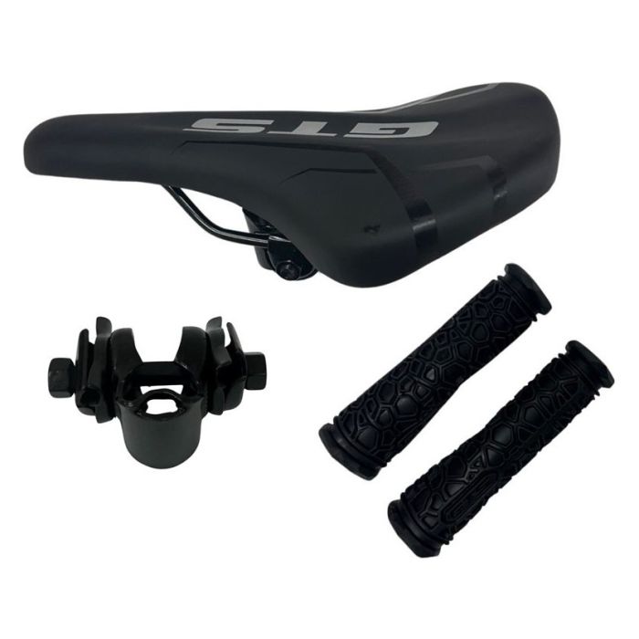 Kit Selim e Manopla Gts Speed Mtb Preto