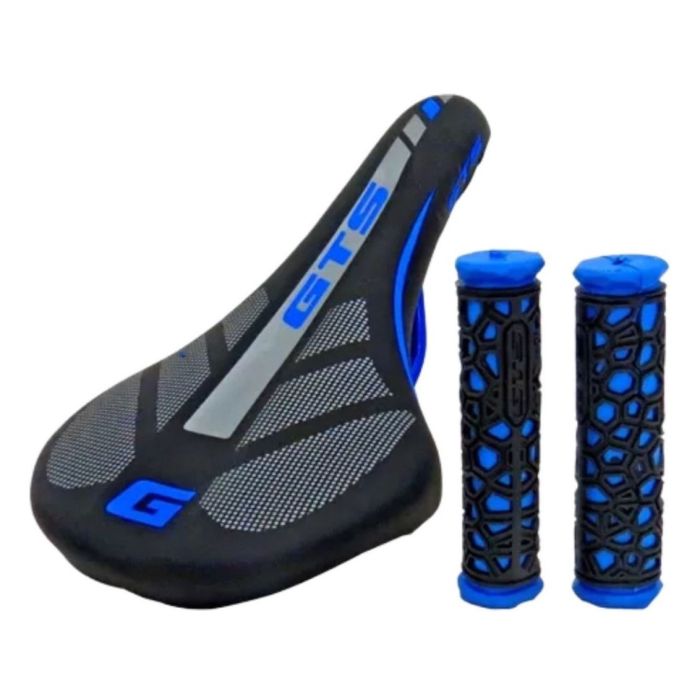 Kit Selim e Manopla Gts Speed Exotic Azul