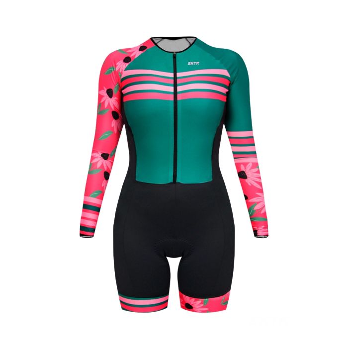 Macaquinho Ciclismo Sport Xtreme Comfort Dayse Manga Longa