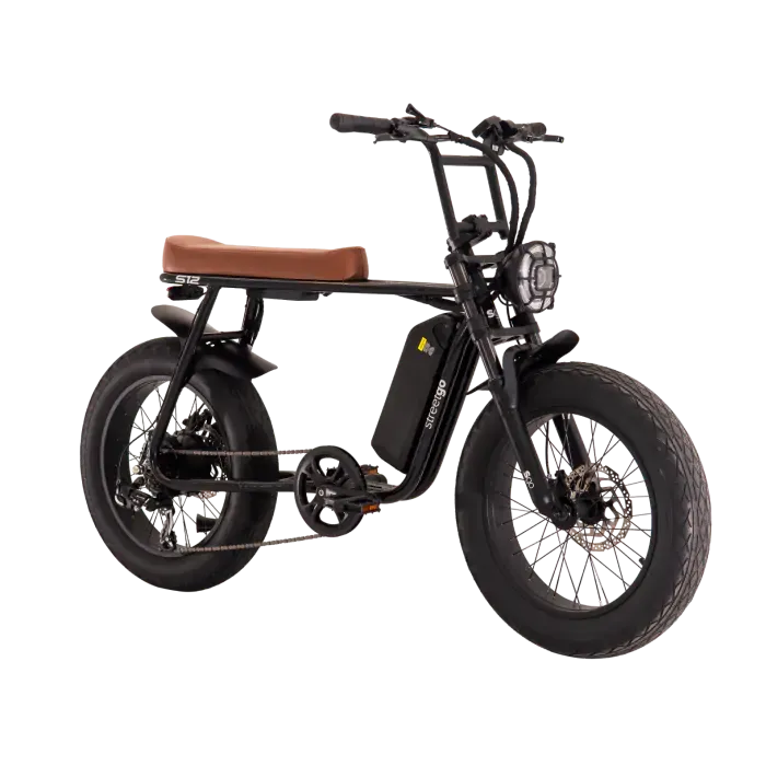 Bicicleta Elétrica Streetgo S12 750w Alumínio 48v 32km/h 15ah Freios Hidráulicos Preta