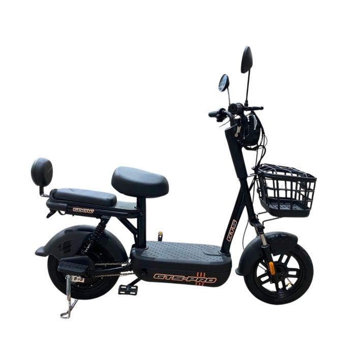 Bicicleta Scooter Elétrica 500w Gts Super Power Preta
