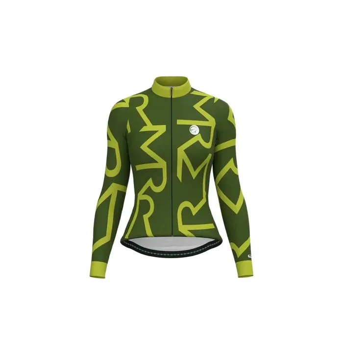 Camisa Ciclismo Feminina Mauro Ribeiro Identite Manga Longa Verde