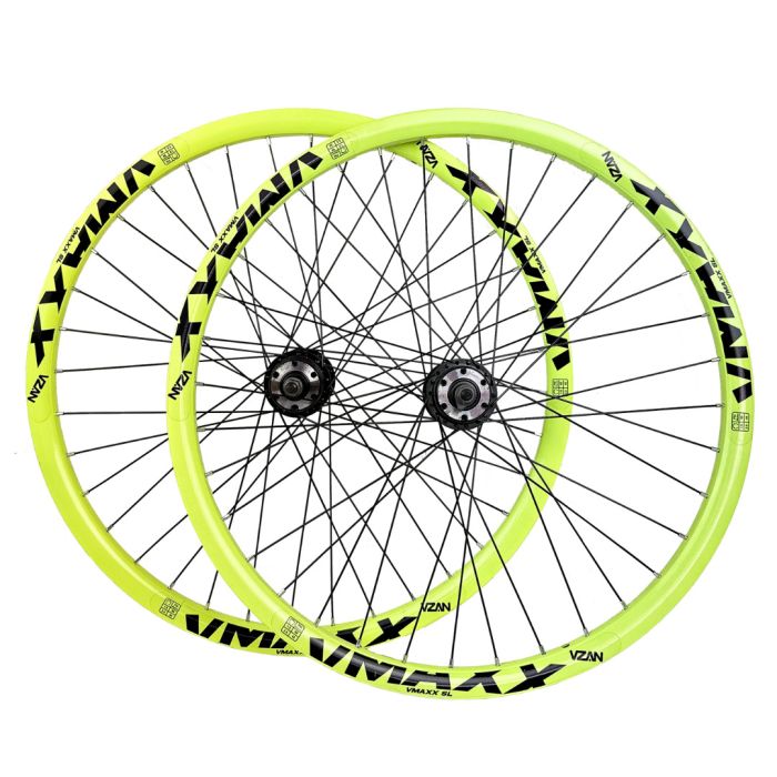 Par De Rodas Aro 26 Vzan Vmaxx em Alumínio Freio A Disco Cubos Roda Livre