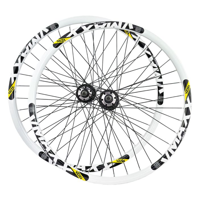 Par De Rodas Aro 26 Vzan Vmaxx em Alumínio Freio A Disco Cubos Roda Livre