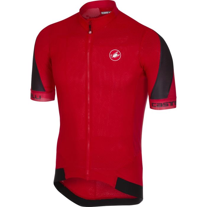 Camisa Castelli Volata Vermelha