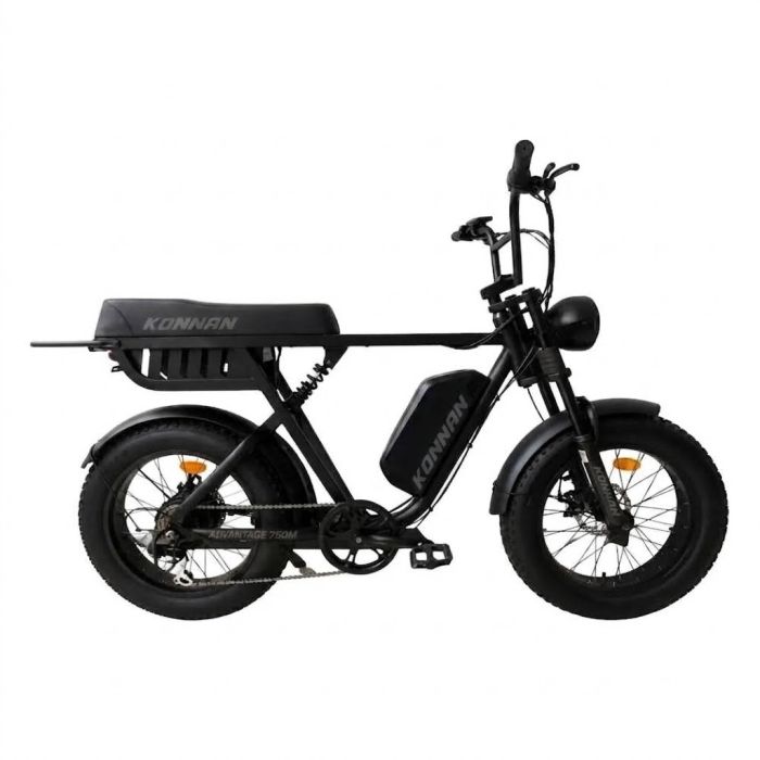 Bicicleta Elétrica Konnan Advantage 750w Aro 20 Preto/Cinza