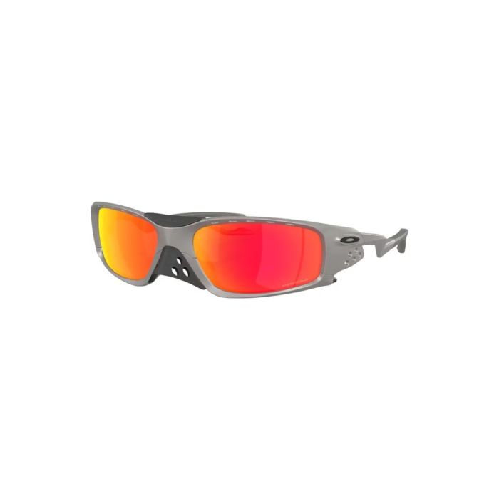 Óculos de Sol Oakley Plantaris SQ – Titanium com Lentes Prizm™ Ruby
