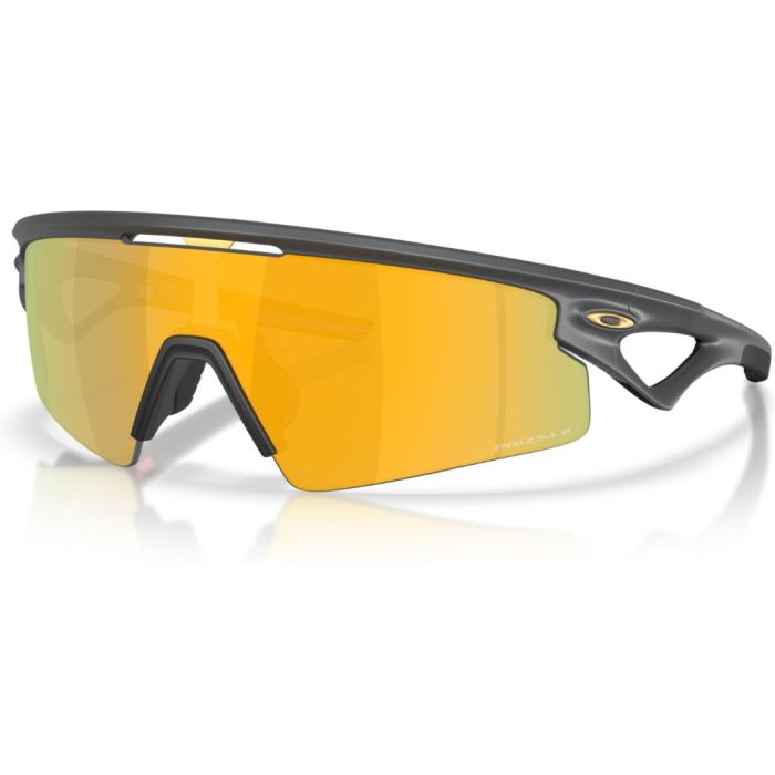 Óculos Ciclismo Oakley Sphaera Strike Matte Carbon Prizm 24K Polarizado