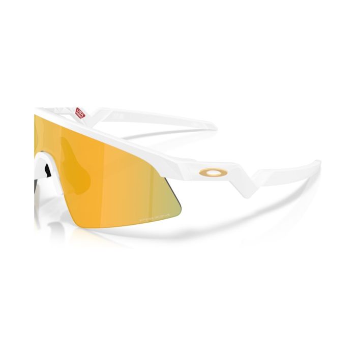 Óculos de Ciclismo Oakley Juvenil Resistor Sweep Branco Prizm 24K