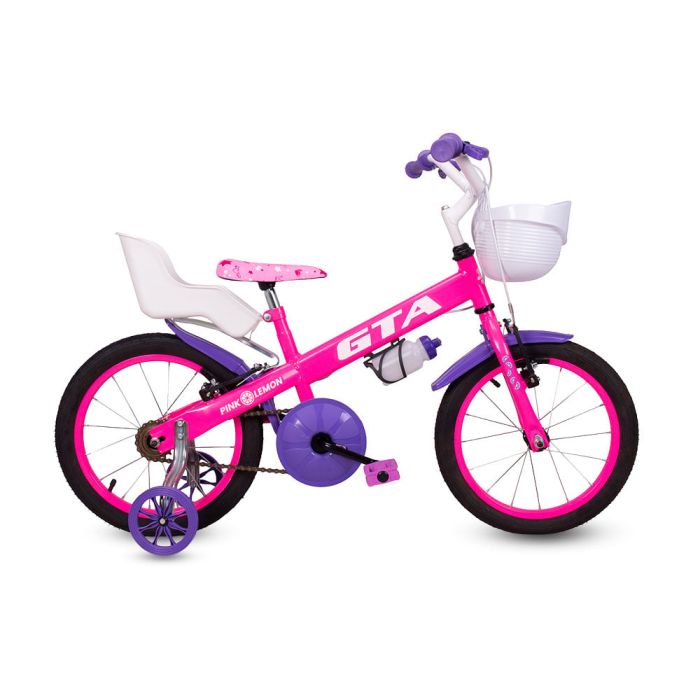 Bicicleta Infantil Aro 16 Pink Lemon