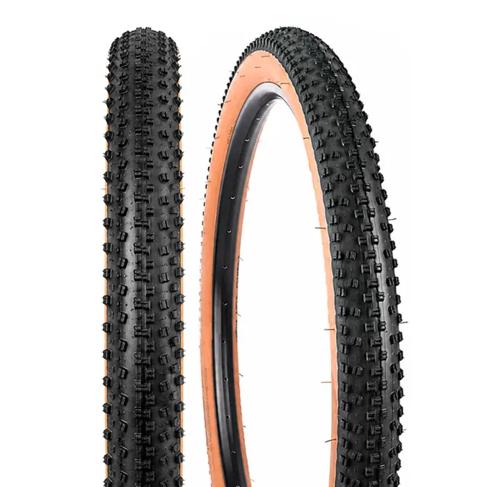 Pneu MTB Ontrack Clasic 29x2.30 Tubeless Kevlar 60 TPI Preto com Faixa Marrom