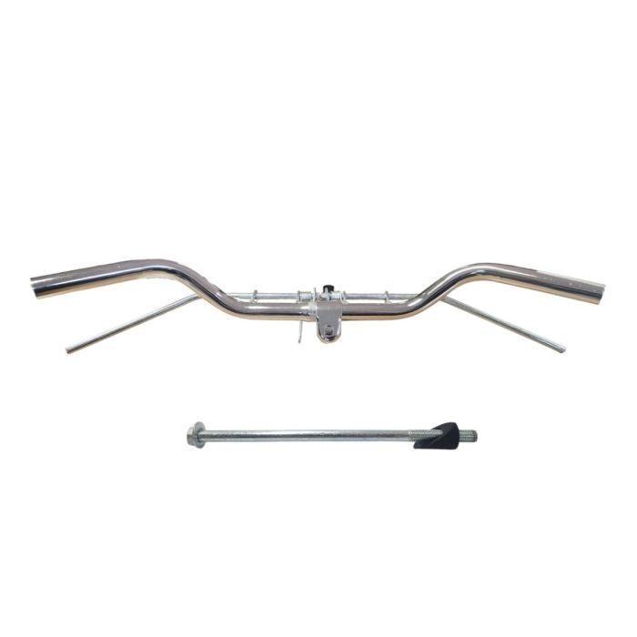 Guidão Sueco 21.1mm Cromado com Expander 10mm