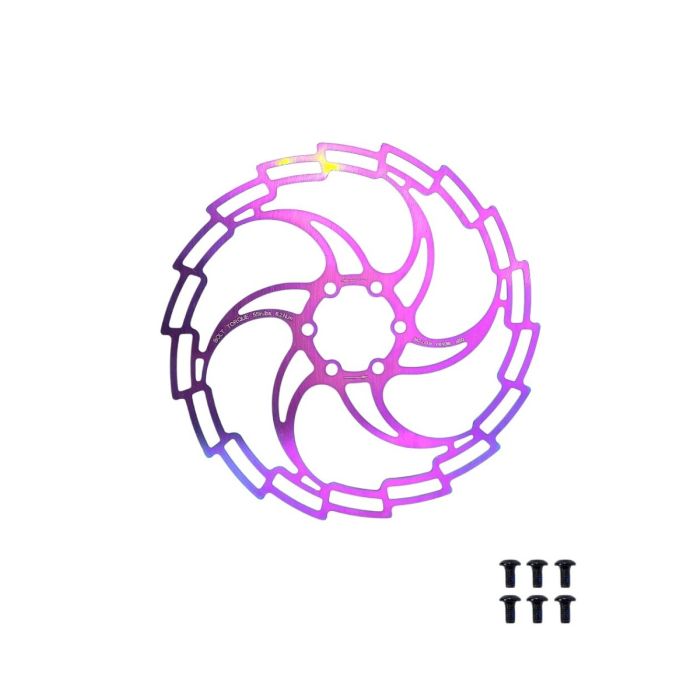 Disco Rotor 180mm 6 Parafusos Rainbow