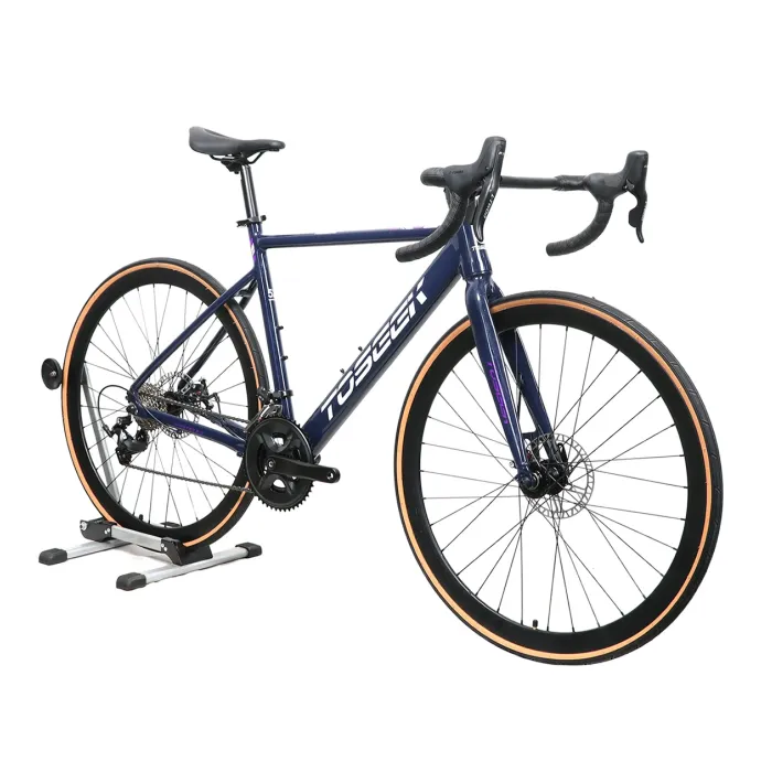 Bicicleta Speed Chester 3.0 Aro 700 2x8 Tamanho 54 Azul Marinho com Cinza