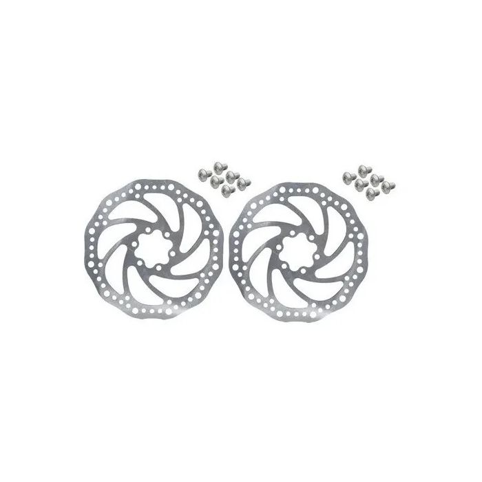 2 Discos Rotor de Freio 160mm c/ Parafusos