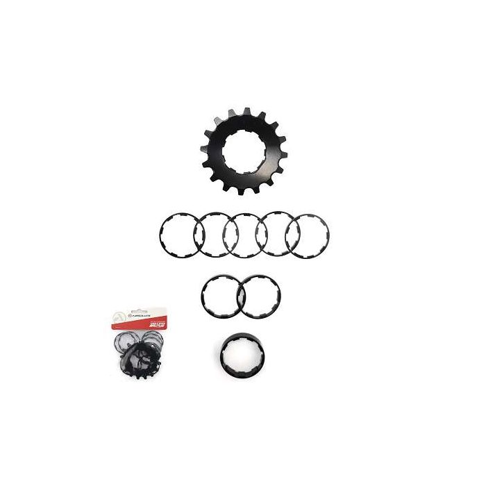 Kit Conversão Single Speed Absolute Cog 16d Aço Preto Brutus 
