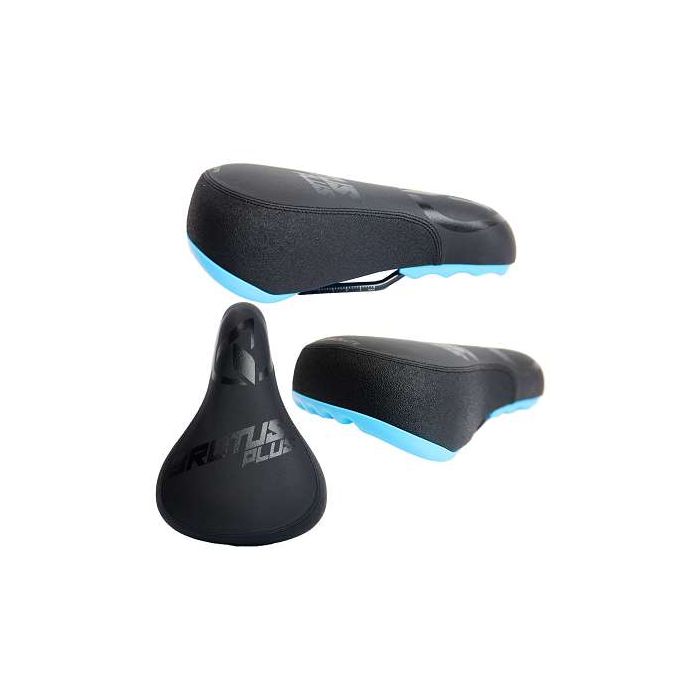 Banco Selim Absolute Brutus Plus Bike Wheeling Bmx Grau 243mm Azul