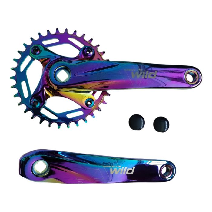 Pedivela Bike Single Absolute Wild 34d 175mm Camale&atilde;o 9 10 11 e 12V