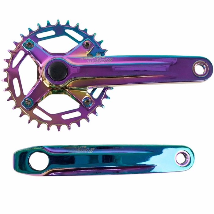 Pedivela Bike Single Absolute Wild Aço 34d 175mm Camaleão