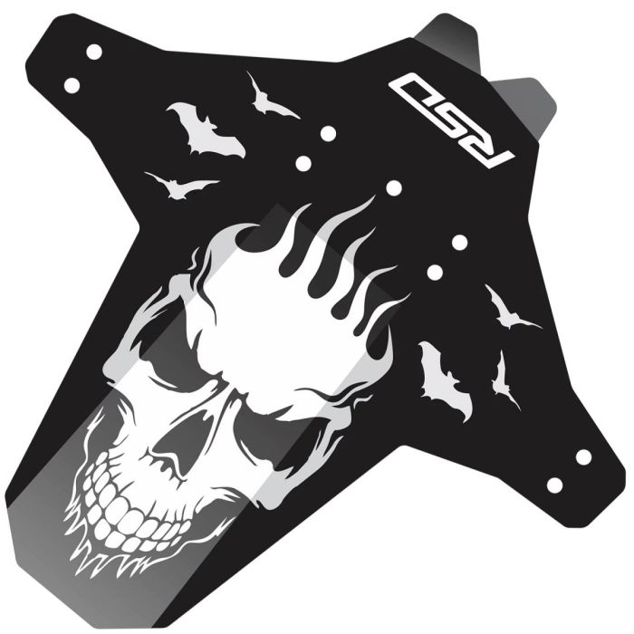 Paralama Traseiro Bicicleta RSD Mud no More Caveira