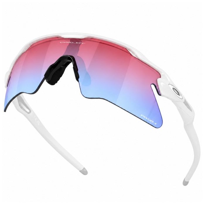 Óculos Ciclismo Oakley Radar Ev Heater Polished White Prizm Snow Sapphire
